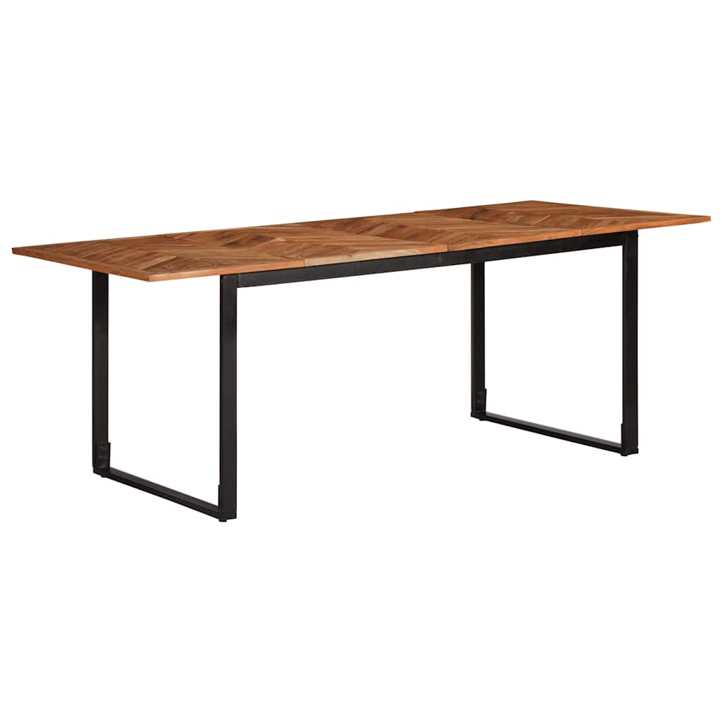 vidaXL Τραπεζαρία 200 x 100 x 75 εκ. από Μασίφ Ξύλο Ακακίας