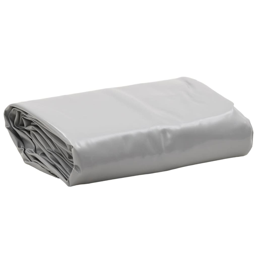vidaXL Μουσαμάς Γκρι 1,5 x 2,5 μ. 650 γρ./μ²