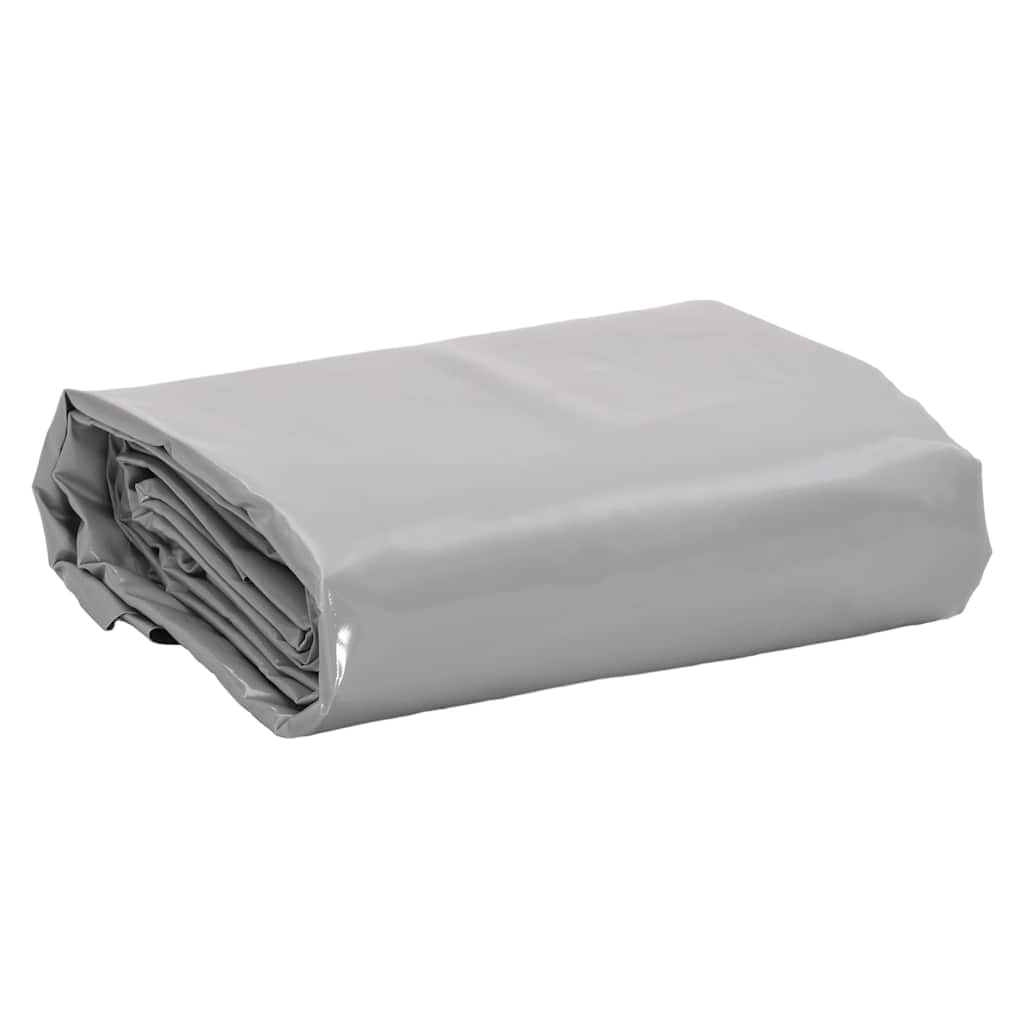 vidaXL Μουσαμάς Γκρι 650 γρ./μ.² 4x5 μ.