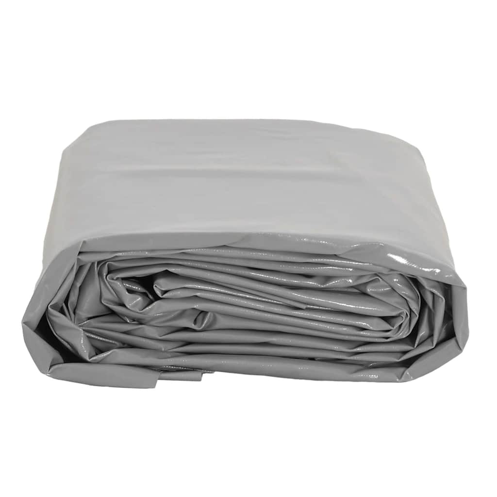 vidaXL Μουσαμάς Γκρι 650 γρ./μ.² 4x5 μ.