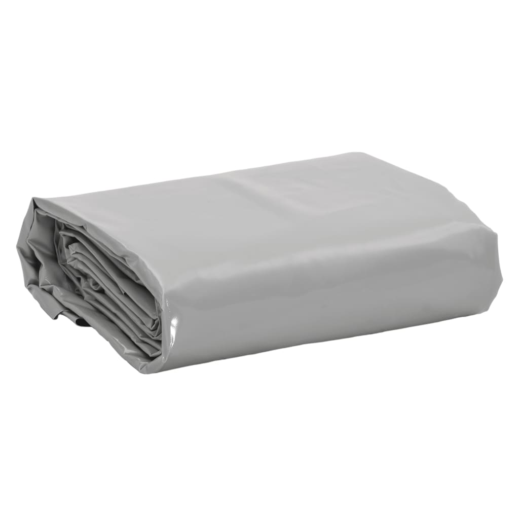 vidaXL Μουσαμάς Γκρι 650 γρ./μ.² 4x8 μ.