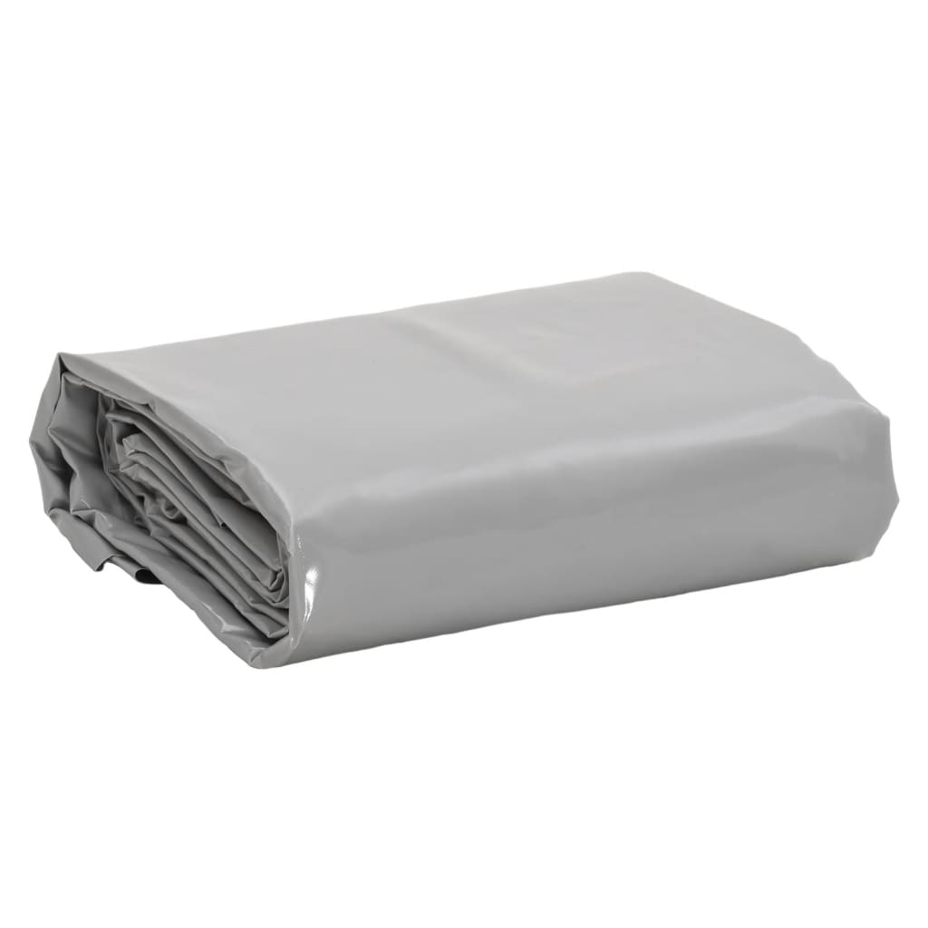 vidaXL Μουσαμάς Γκρι 1,5 x 2,5 μ. 650 γρ./μ²