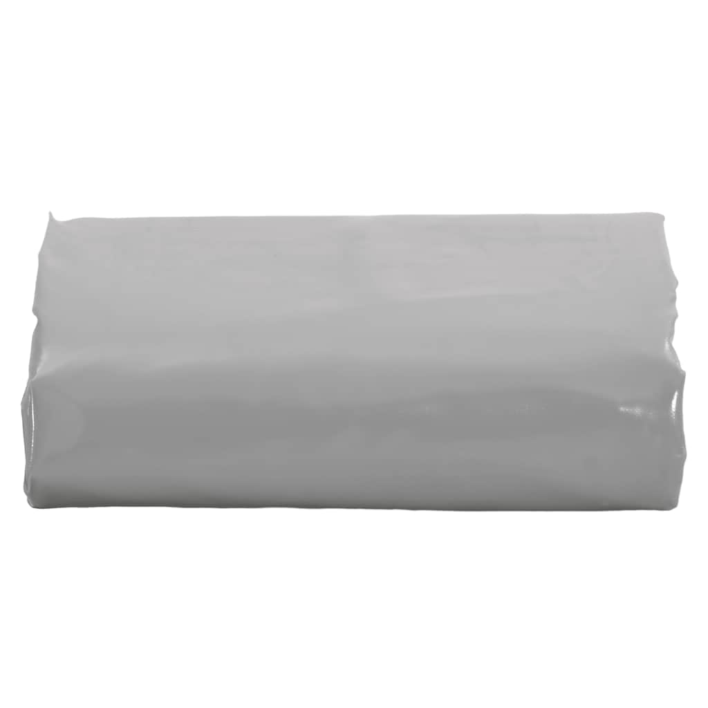 vidaXL Μουσαμάς Γκρι 5 x 8 μ. 650 γρ./μ²