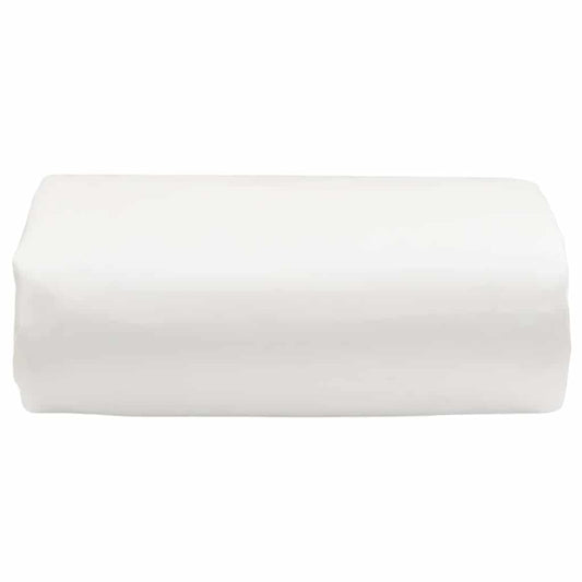 vidaXL Μουσαμάς Λευκός 1,5 x 2,5 μ. 650 γρ./μ²