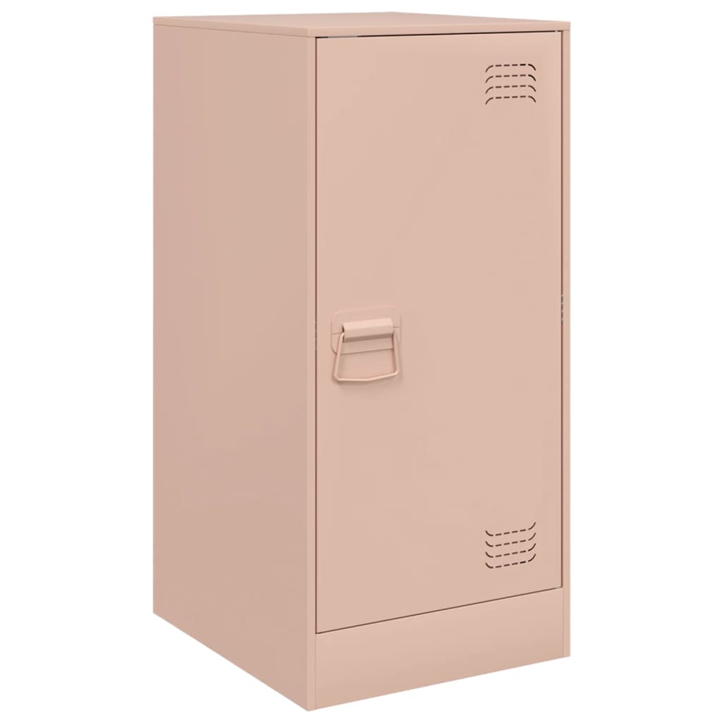 vidaXL Ντουλάπι Ροζ 34,5x39x73 εκ. από Ατσάλι