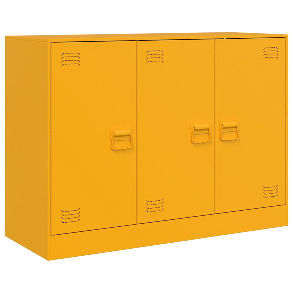 vidaXL Ντουλάπι Μουσταρδί 99x39x73 εκ. από Ατσάλι