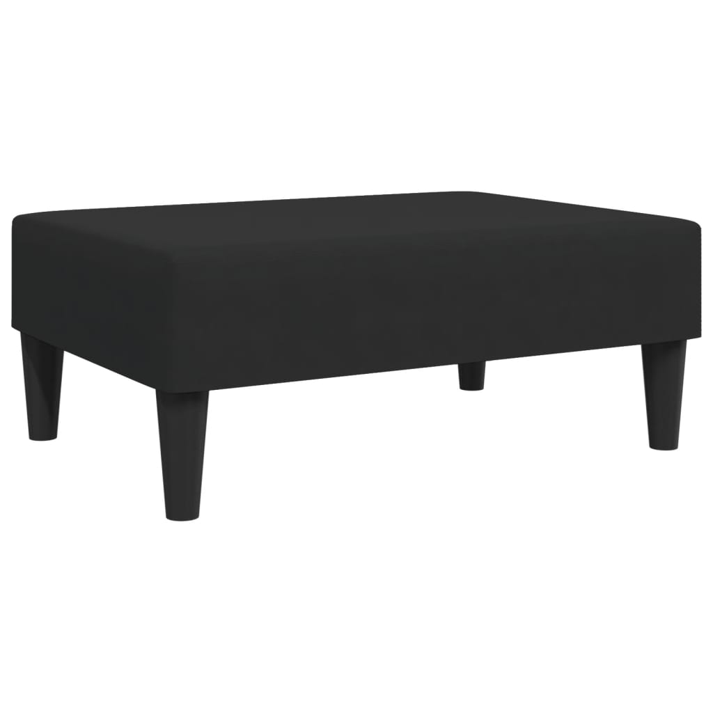 vidaXL Υποπόδιο Μαύρο 77x55x31 εκ. Βελούδινο