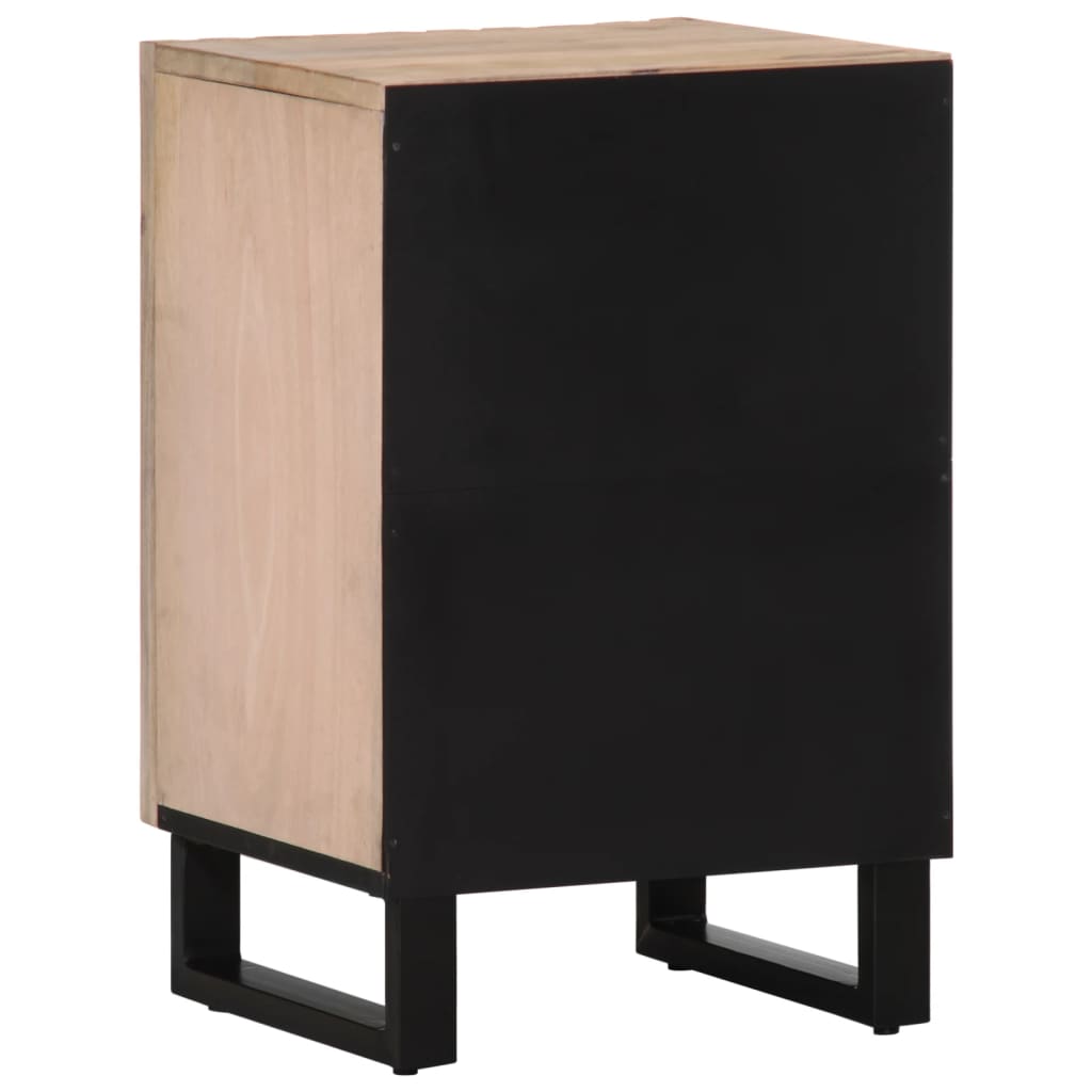 vidaXL Ντουλάπι Μπάνιου 38x34x58 εκ. από Μασίφ Ξύλο Μάνγκο