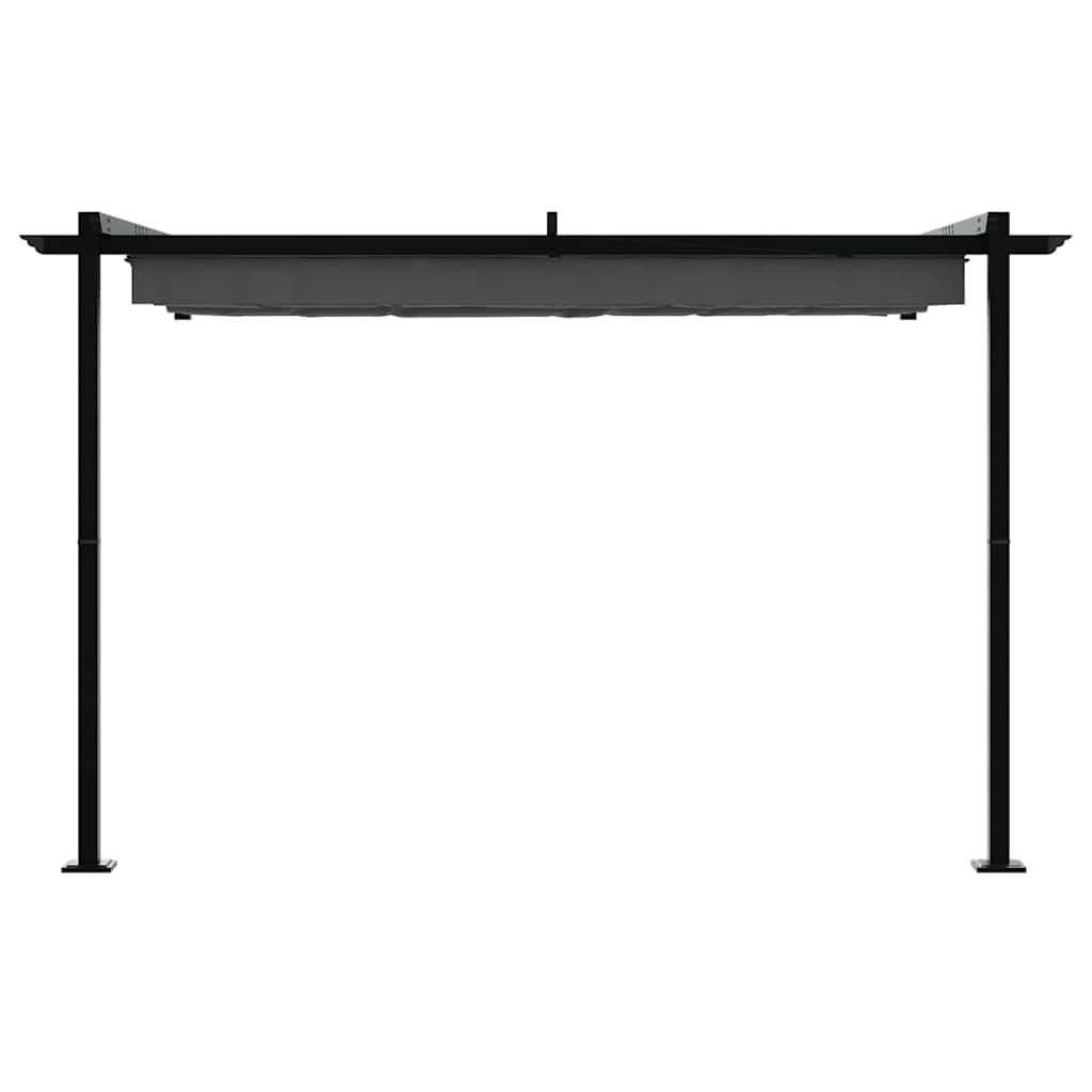 vidaXL Κιόσκι 300 x 300 x 200 cm Ανθρακί Πολυεστέρας