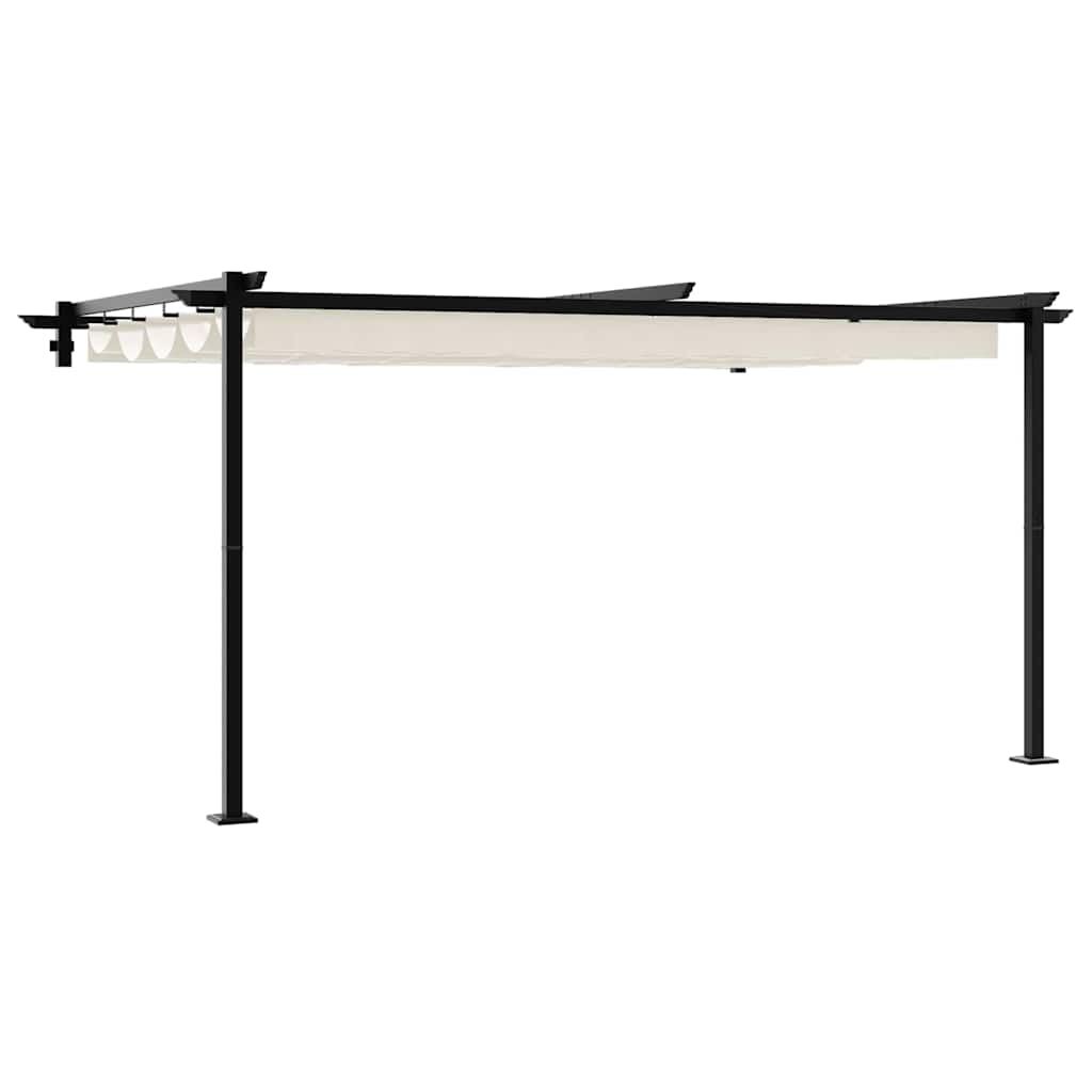 vidaXL Κιόσκι 400 x 300 x 200 εκ Κρεμ Πολυεστέρας
