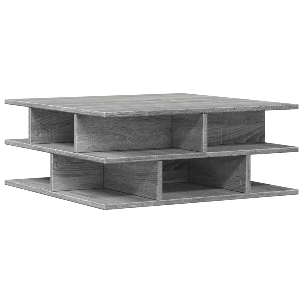 vidaXL Τραπεζάκι Σαλονιού Γκρι Sonoma 70x70x29 εκ. Επεξεργασμένο Ξύλο