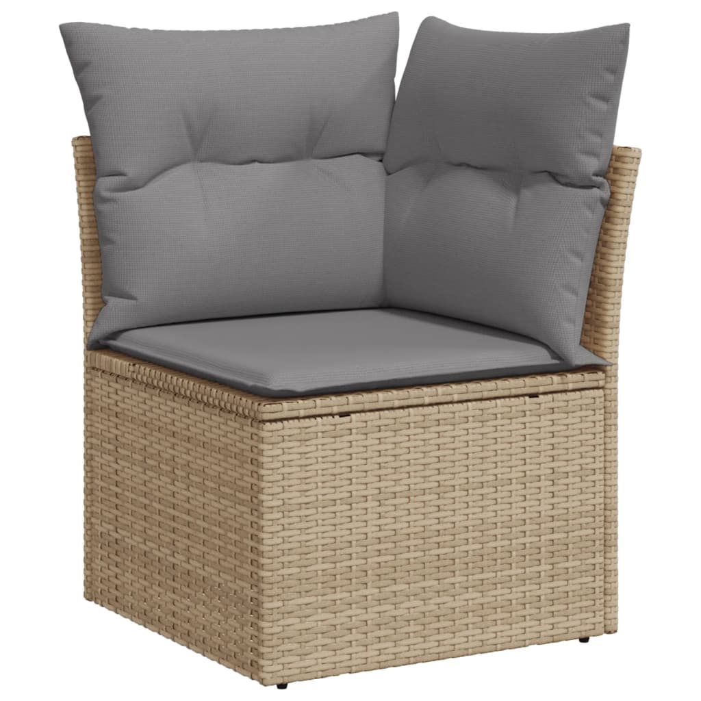vidaXL Patio Sofa Set 13-θέσια Μικτό μπεζ