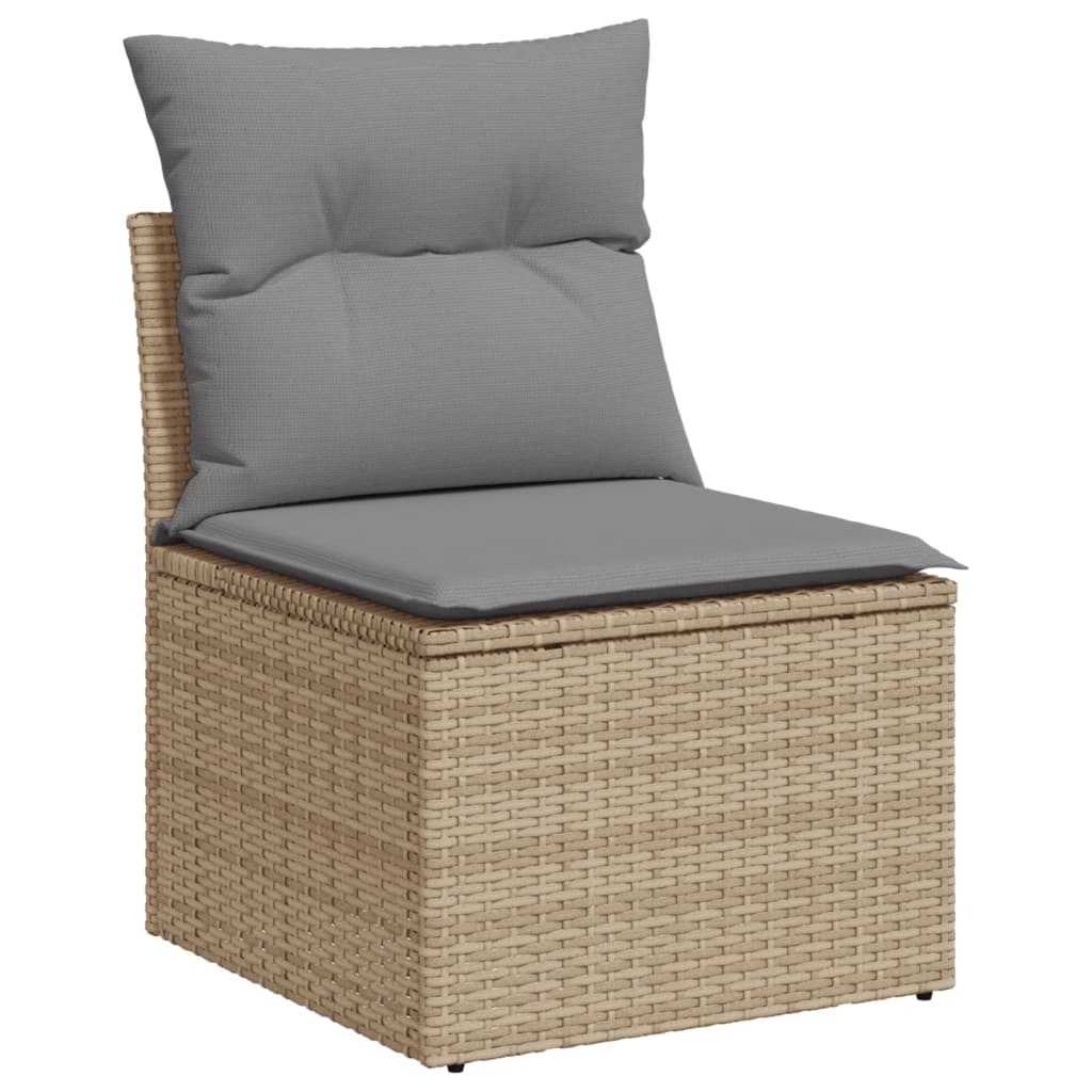 vidaXL Patio Sofa Set 12-θέσια Μικτό μπεζ