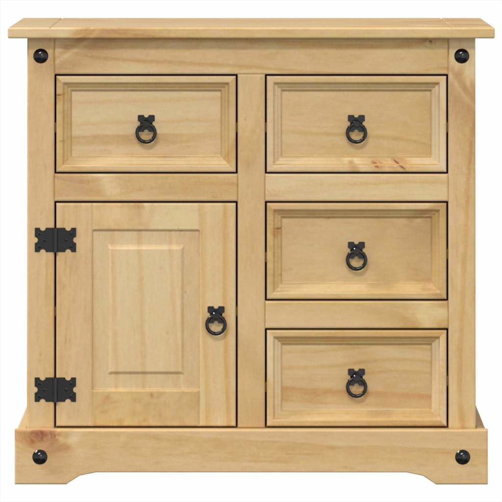 vidaXL Ντουλάπι Corona 80 x 40 x 75 εκ. από Μασίφ Ξύλο Πεύκου