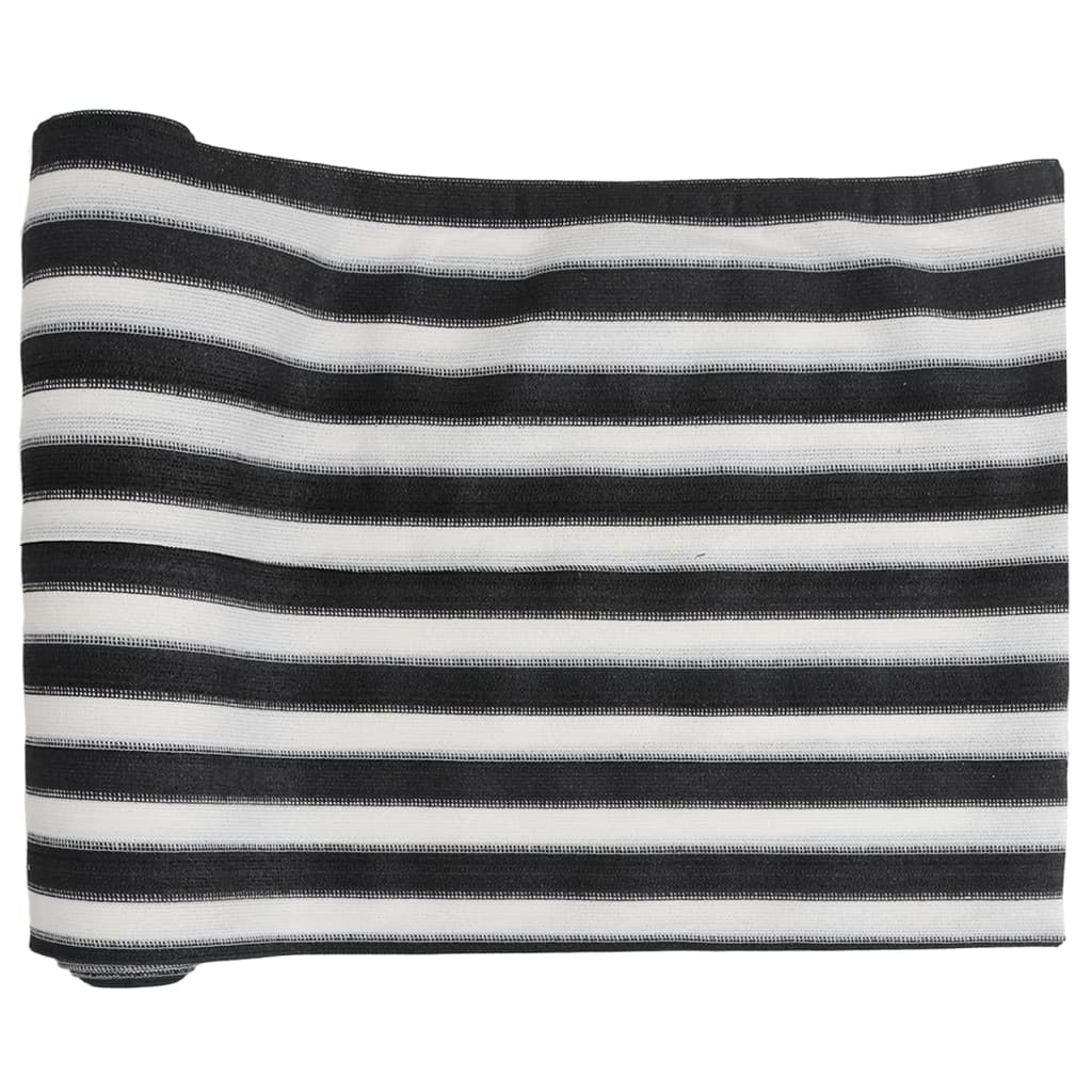 vidaXL Privacy Net Ορθογώνιος 1 x 10 m (150 g) Anthracite and White