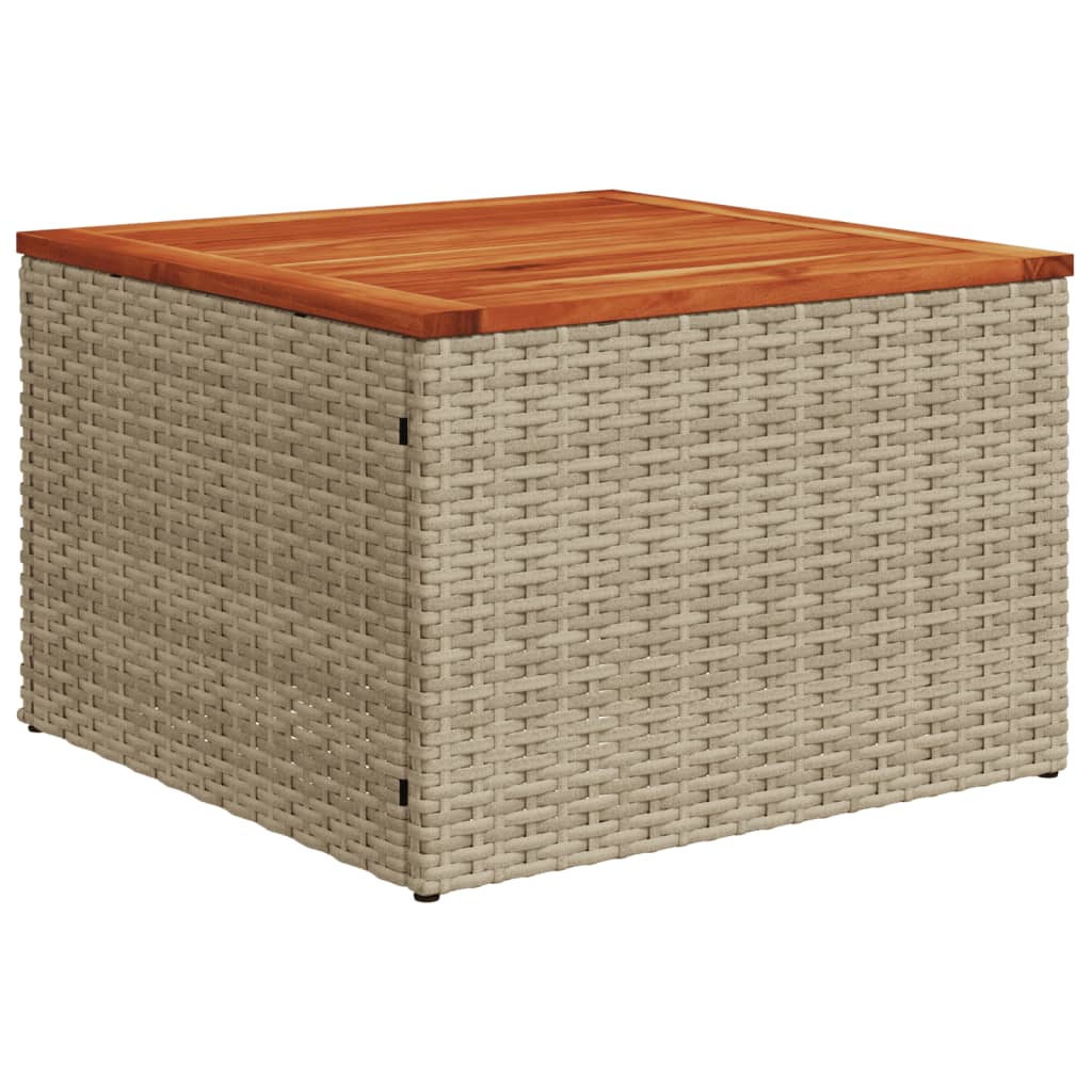 vidaXL Patio Sofa Set 9-θέσια Μίξη μπεζ και ανοιχτό γκρι