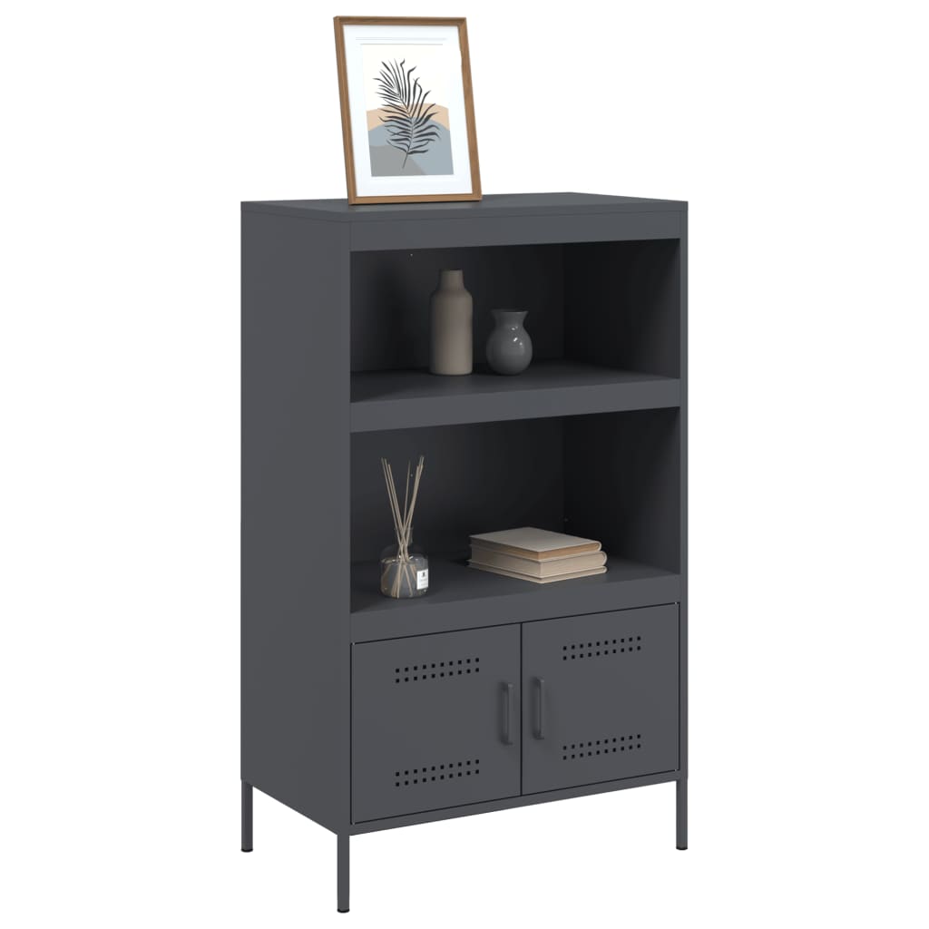 vidaXL Ντουλάπι Ανθρακί 68x39x113 εκ. από Ατσάλι