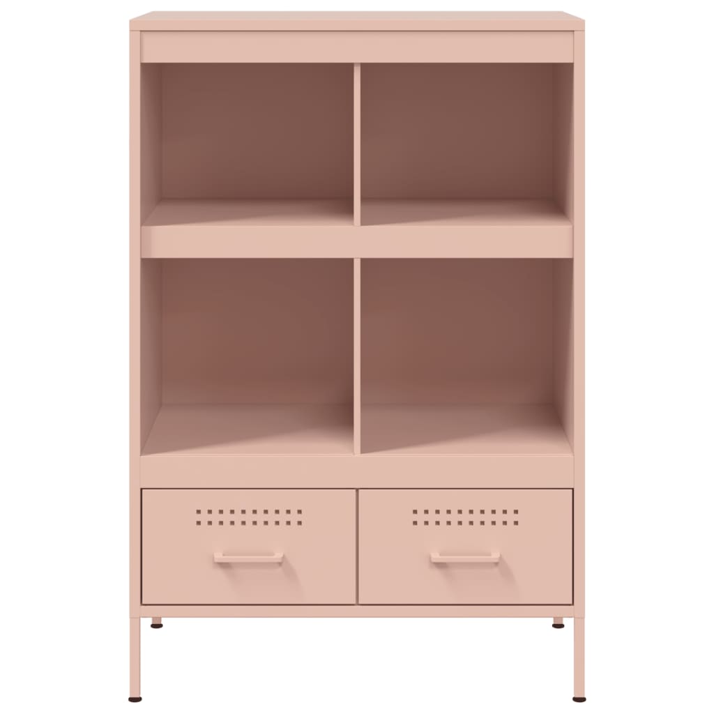 vidaXL Ντουλάπι Ροζ 68 x 39 x 101,5 εκ. από Χάλυβα