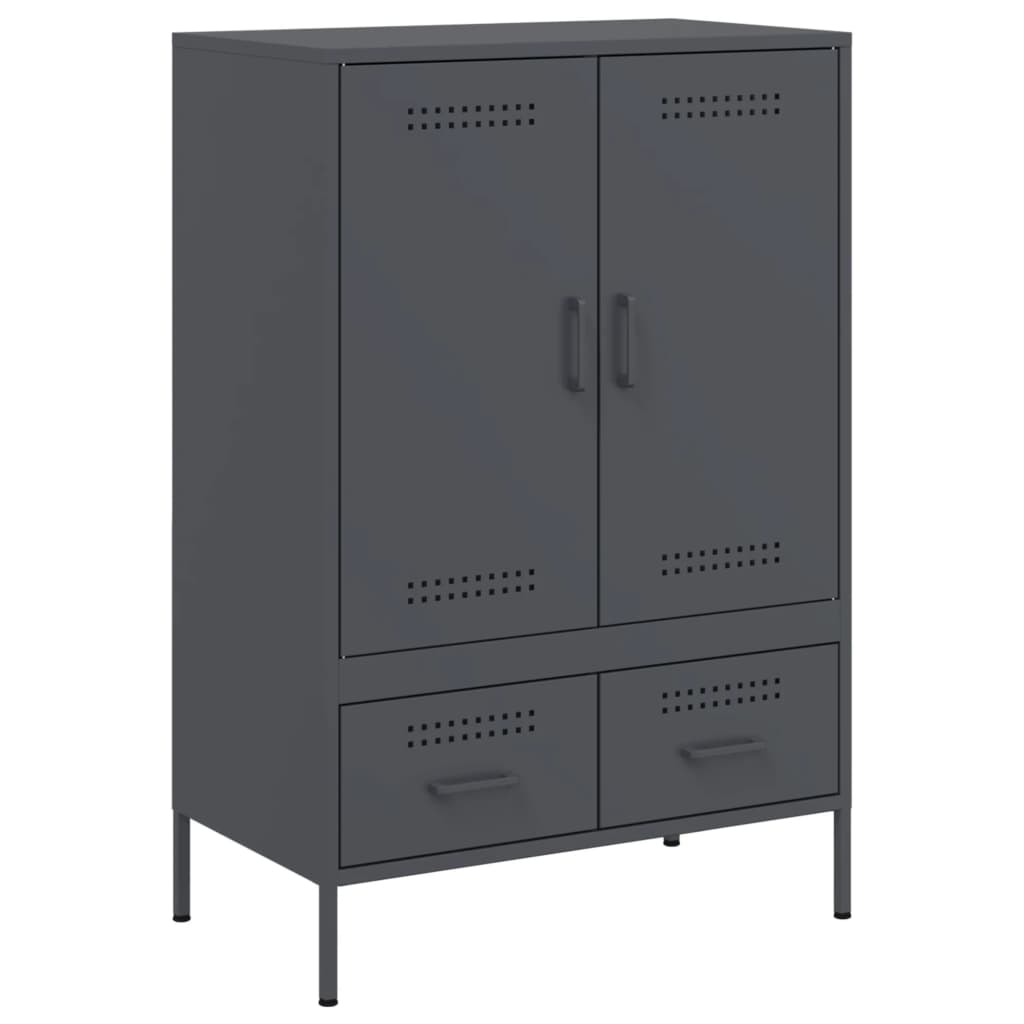 vidaXL Ντουλάπι Ανθρακί 68x39x101,5 εκ. από Χάλυβα