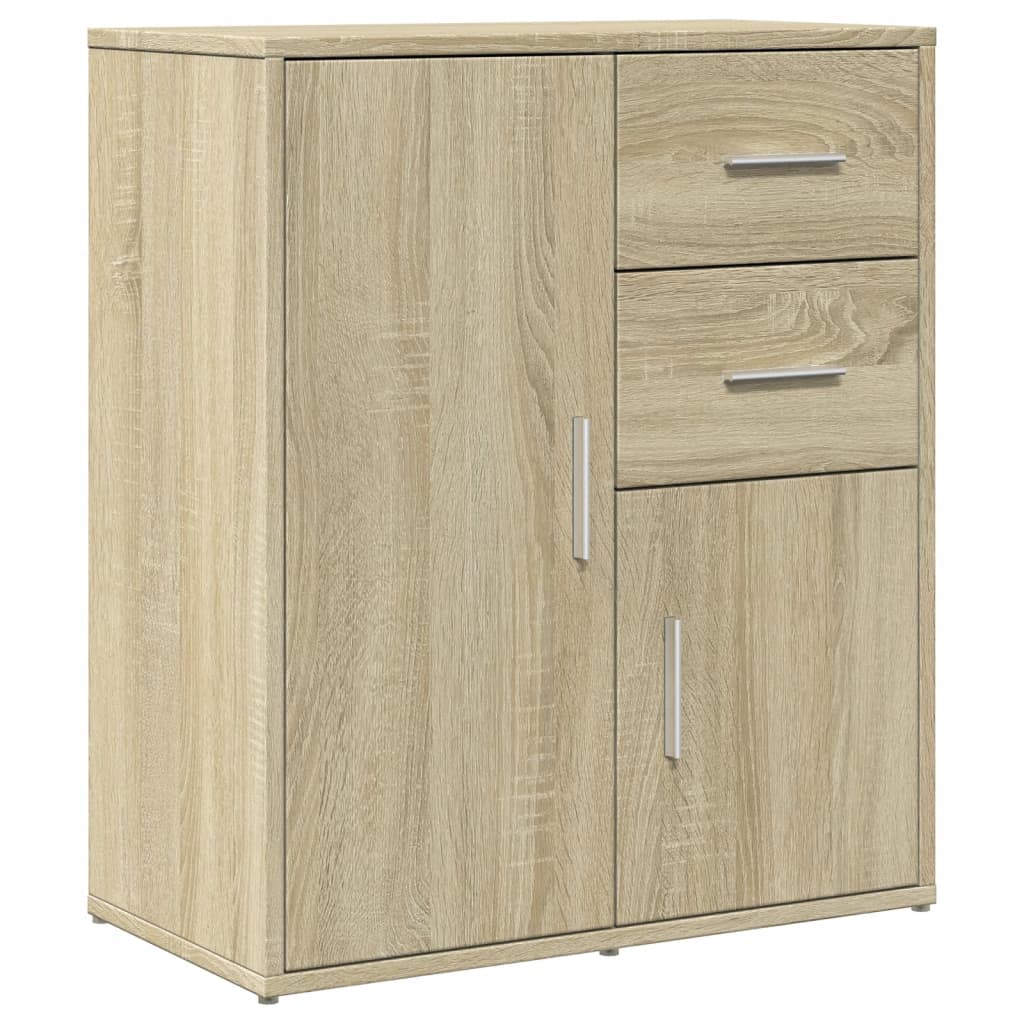 vidaXL Βοηθητικά Ντουλάπια 2 τεμ. Sonoma Δρυς 60x31x70 εκ. Επεξ. Ξύλο