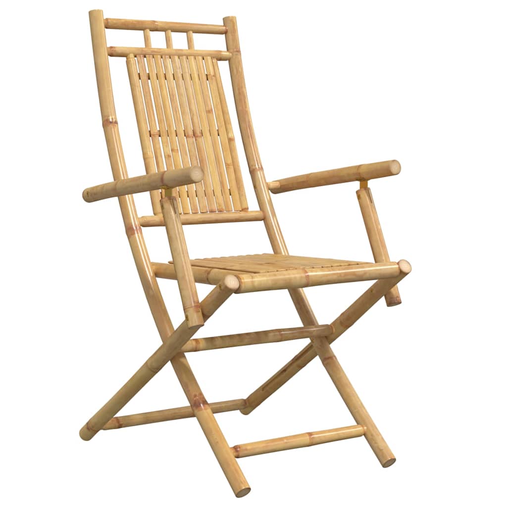 vidaXL Πτυσσόμενες Καρέκλες 4 τεμ. 53x66x99 εκ. Μπαμπού