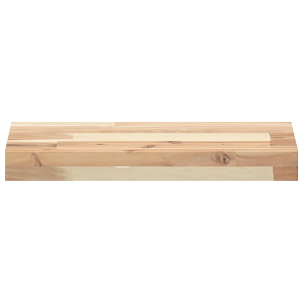 vidaXL Ράφια Πλωτά 2 τεμ. 40x20x4 εκ. από Μασίφ Ξύλο Ακακίας