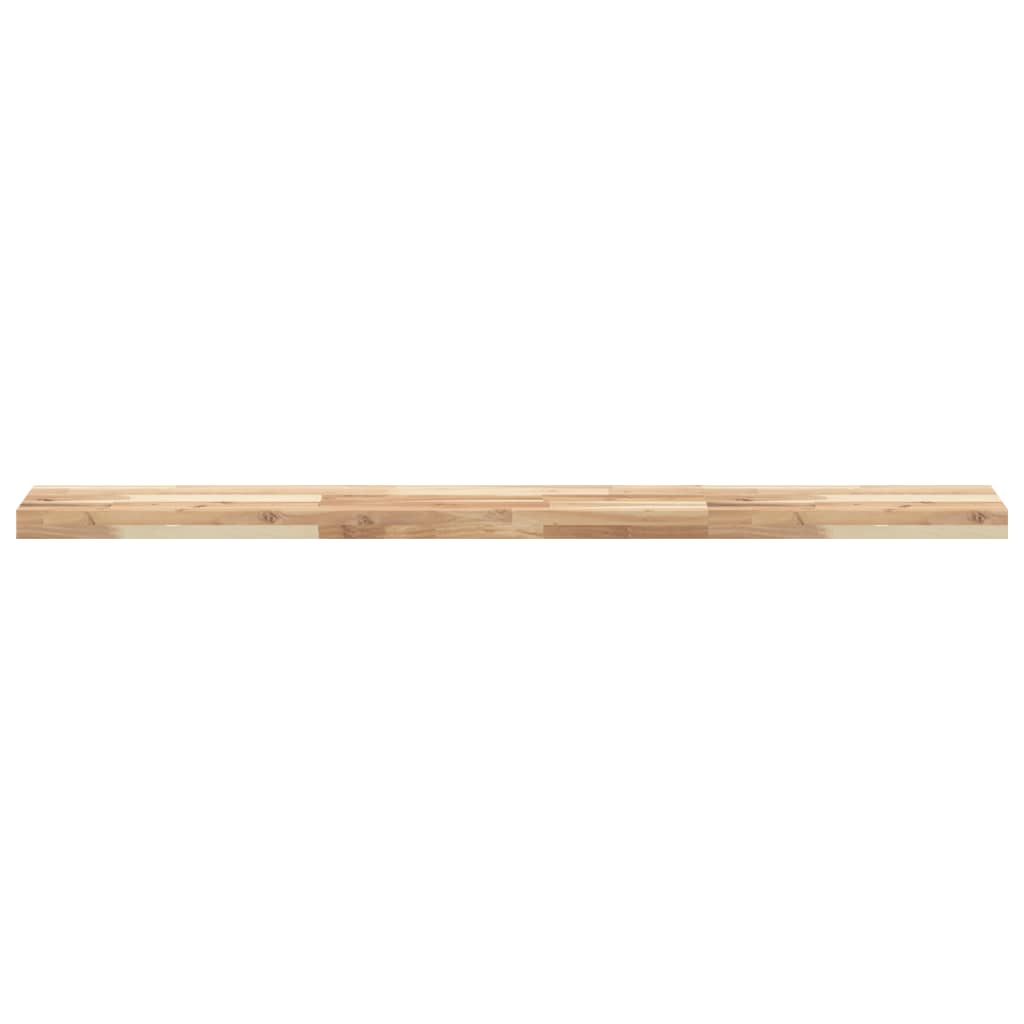 vidaXL Ράφια Πλωτά 3 τεμ. 140x20x4 εκ. από Μασίφ Ξύλο Ακακίας χωρίς Επεξεργασία
