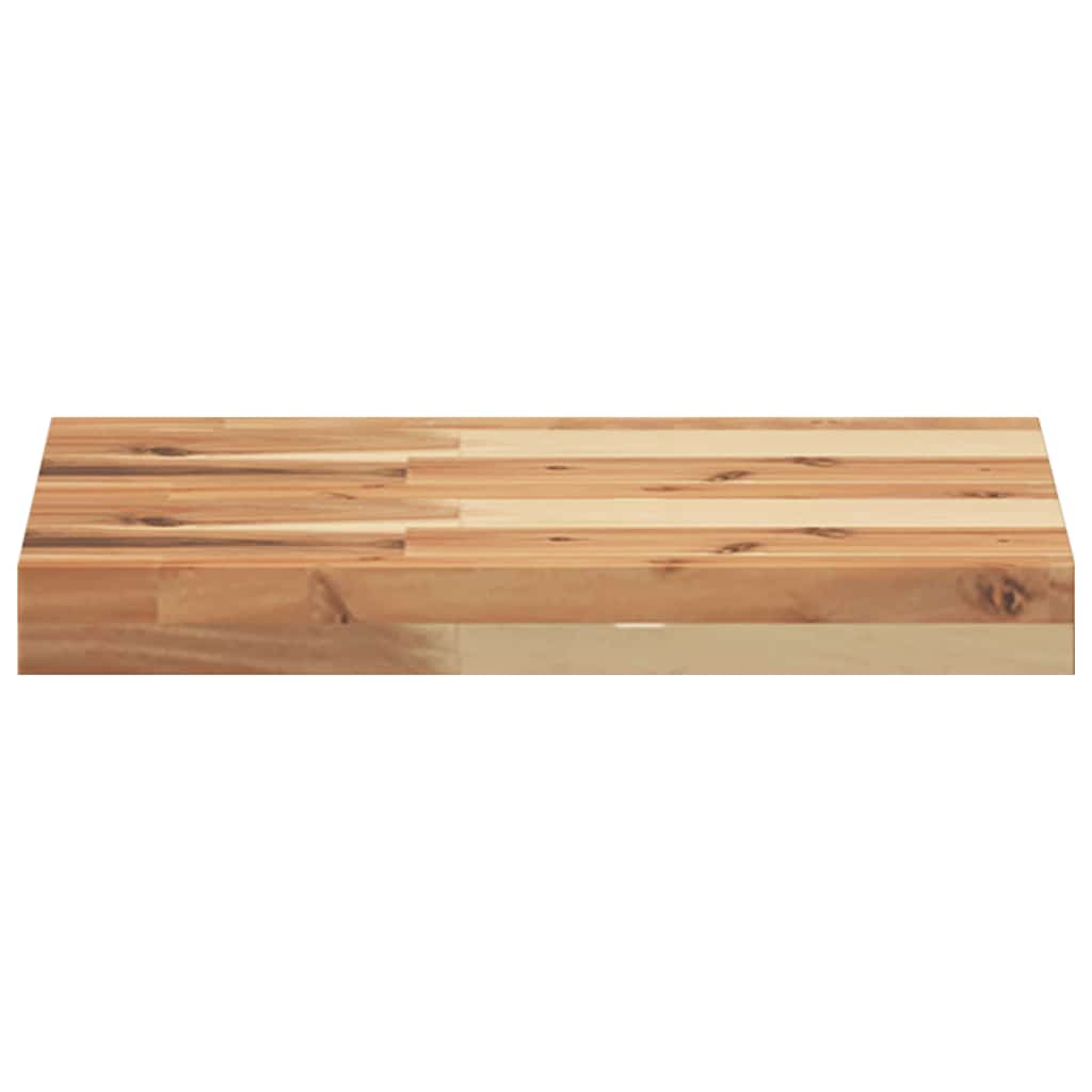 vidaXL Ράφια Πλωτά 4 τεμ. 40x30x4 εκ. από Μασίφ Ξύλο Ακακίας με Φινίρισμα Λαδιού