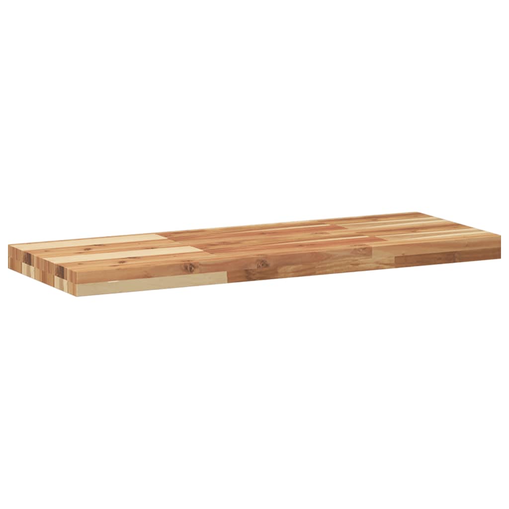 vidaXL Ράφια Κρεμαστά 2 Τεμ. 100x30x4εκ. Φινίρισμα Λαδιού Μασίφ Ακακία