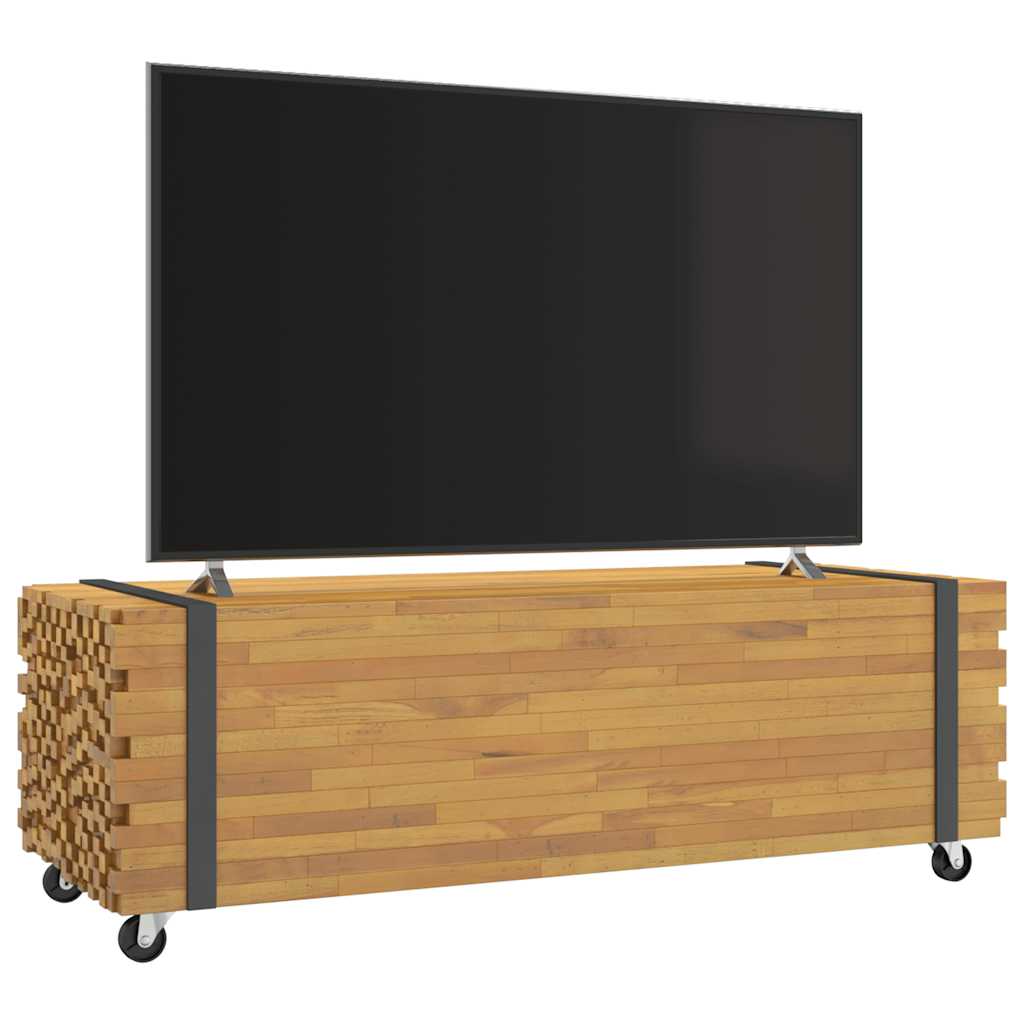 vidaXL Τραπεζάκι Σαλονιού 110x45x35 εκ. από Μασίφ Ξύλο Teak