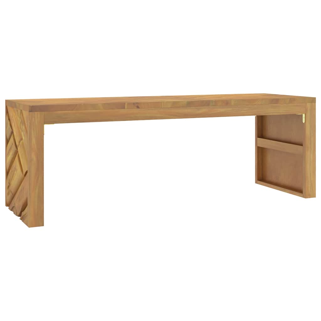 vidaXL Τραπεζάκι Σαλονιού 110x35x38 εκ. από Μασίφ Ξύλο Teak