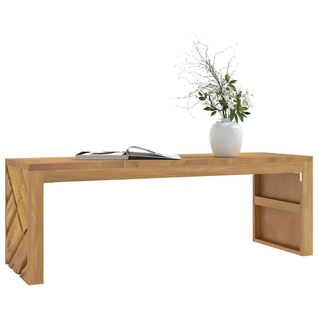 vidaXL Τραπεζάκι Σαλονιού 110x35x38 εκ. από Μασίφ Ξύλο Teak