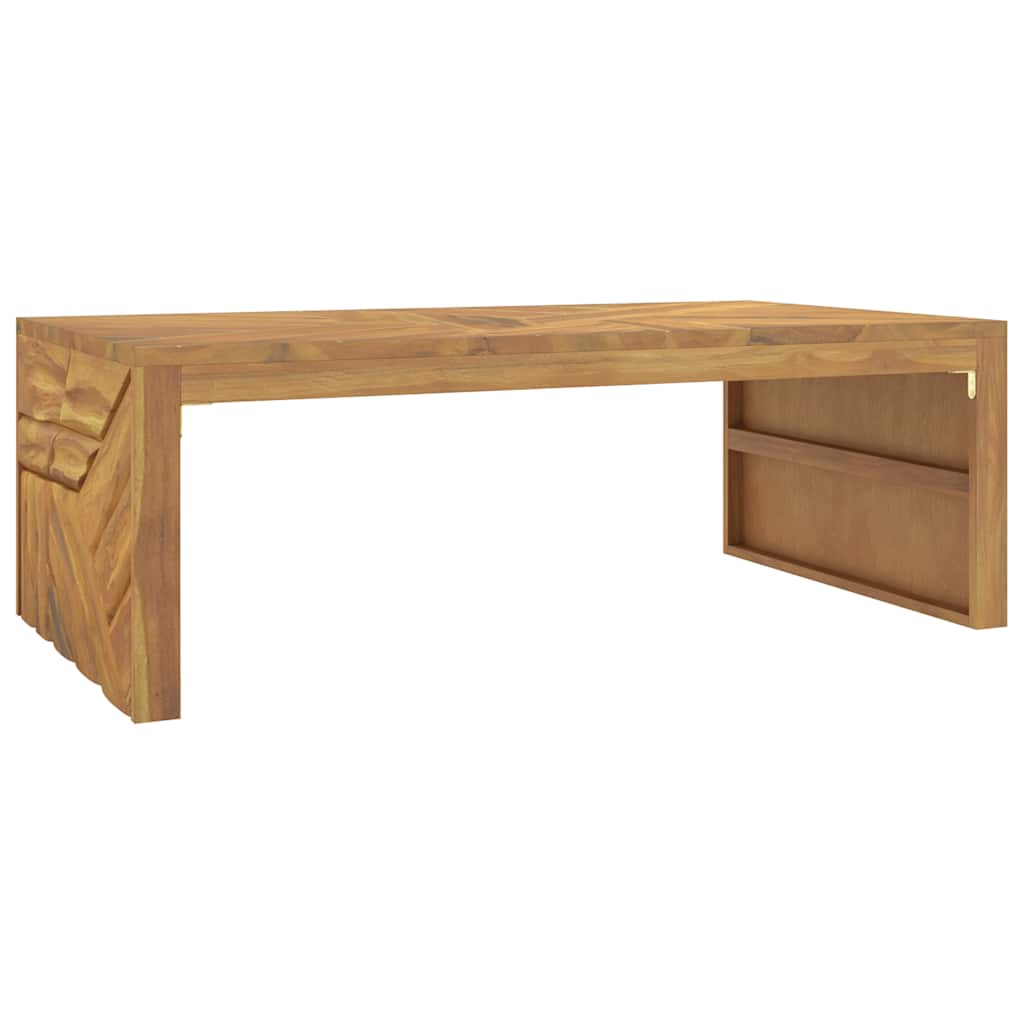 vidaXL Τραπεζάκι Σαλονιού 110x60x38 εκ. από Μασίφ Ξύλο Teak