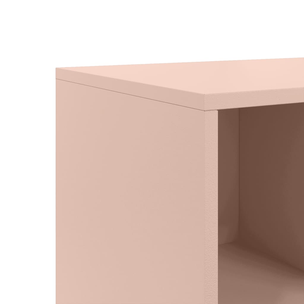 vidaXL Ντουλάπι Ροζ 100,5x39x72 εκ. από Χάλυβα