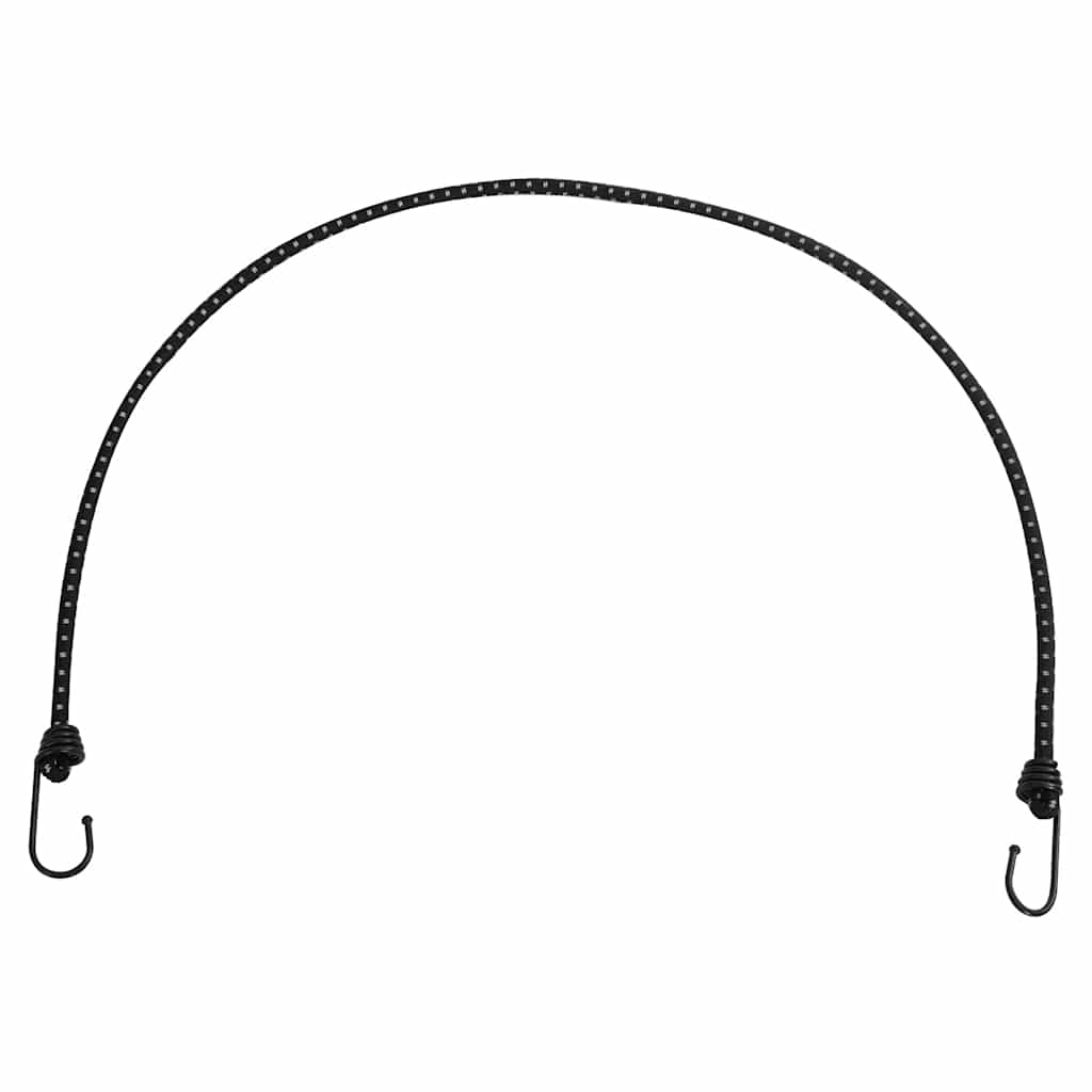 vidaXL Κορδόνια Ελαστικά Bungee με Γάντζο/Ανακλ. Ταινίες 25 τεμ 100 εκ