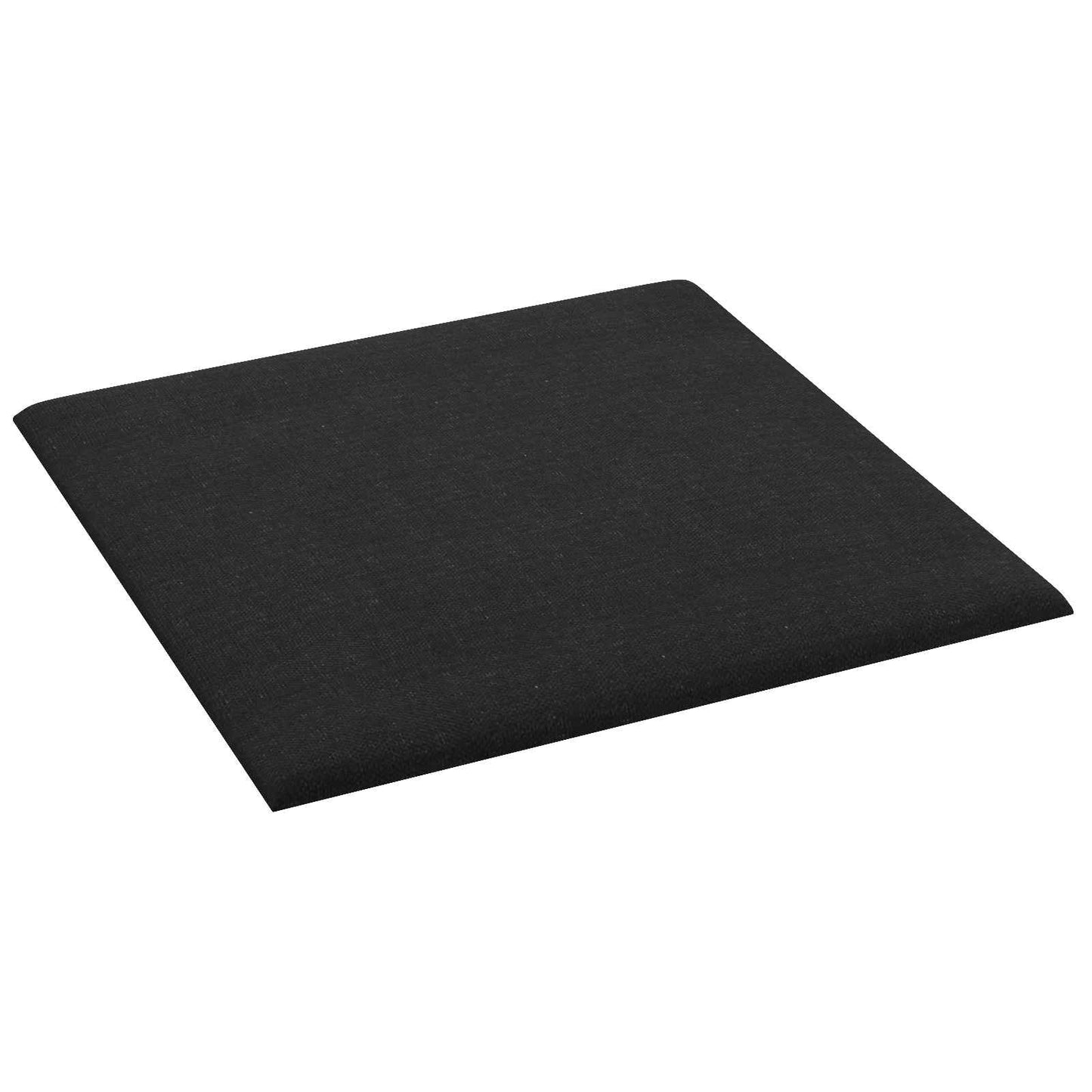 vidaXL Κεφαλάρι Τοίχου 12 pcs Μαύρο 30 x 30 cm ύφασμα