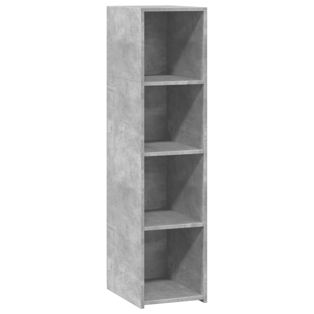 vidaXL Ντουλάπι Γκρι Σκυροδέματος 30x41x124 εκ. από Επεξεργασμένο Ξύλο