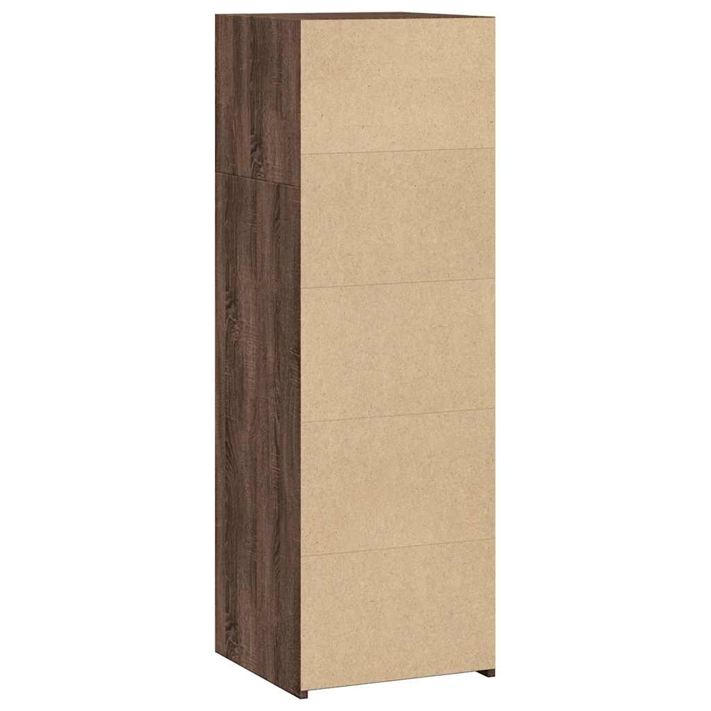 vidaXL Ντουλάπι Καφέ Δρυς 40x41x124 εκ. από Επεξεργασμένο Ξύλο