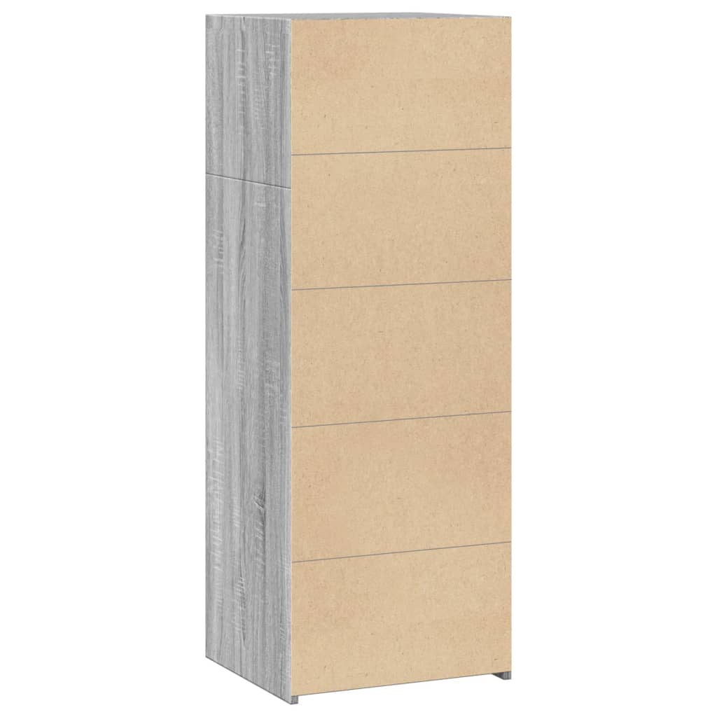 vidaXL Ντουλάπι Γκρι Sonoma 45x41x124 εκ. από Επεξεργασμένο Ξύλο