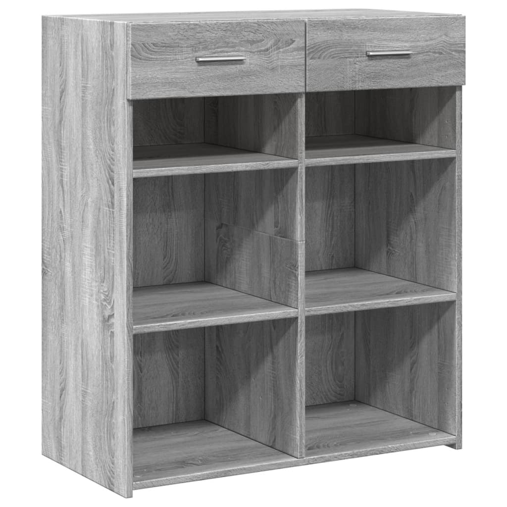 vidaXL Ντουλάπι Γκρι Sonoma 80x42,5x93 εκ. από Επεξεργασμένο Ξύλο