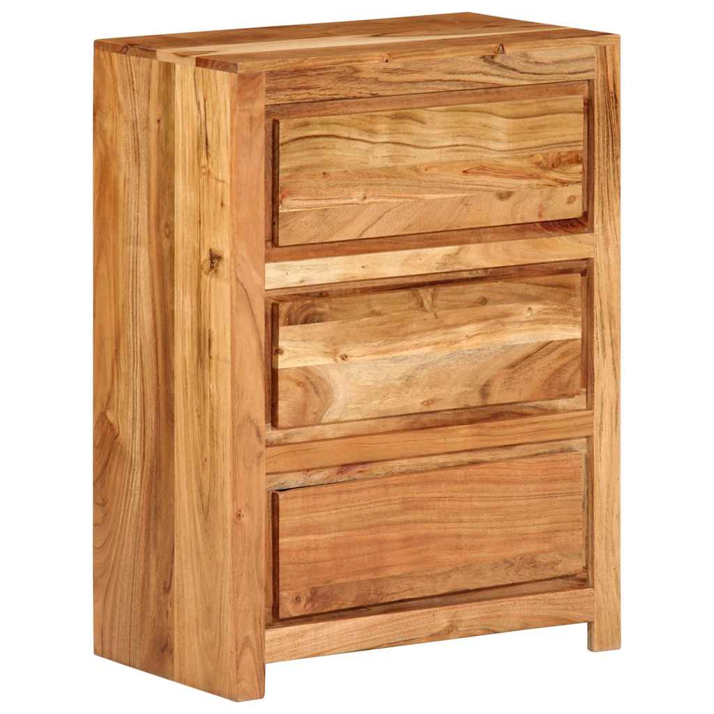 vidaXL Συρταριέρα 55 x 33 x 75 εκ. από Μασίφ Ξύλο Ακακίας