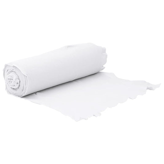 vidaXL Μεμβράνη με Γεωύφασμα Λευκή 1 x 150 μ. Πολυεστερικές Ίνες