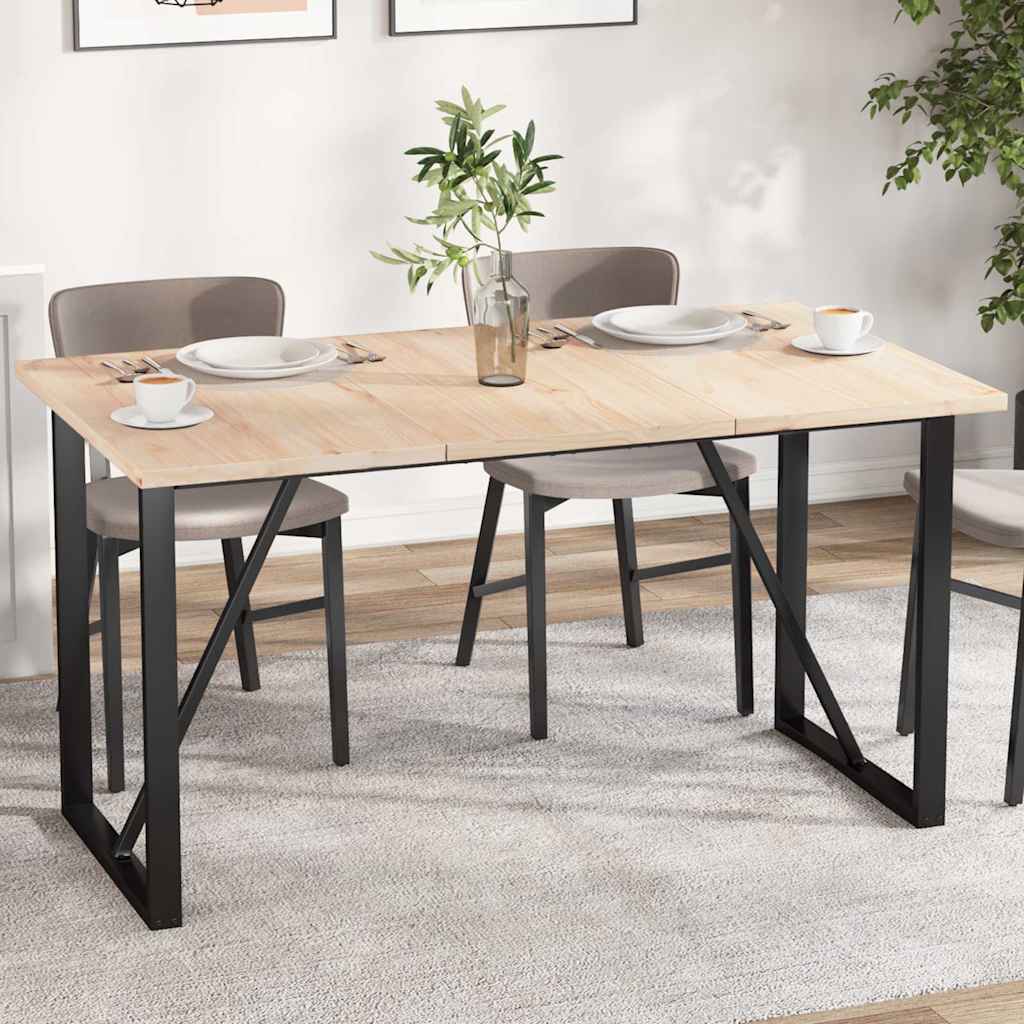 vidaXL Επιφάνειες Τραπεζιού Ορθογώνιες 3 τεμ. 80x47x2,5 εκ Μασίφ Πεύκο