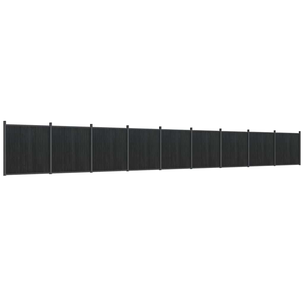 vidaXL Πάνελ Περίφραξης Γκρι 1564 x 186 εκ. από WPC