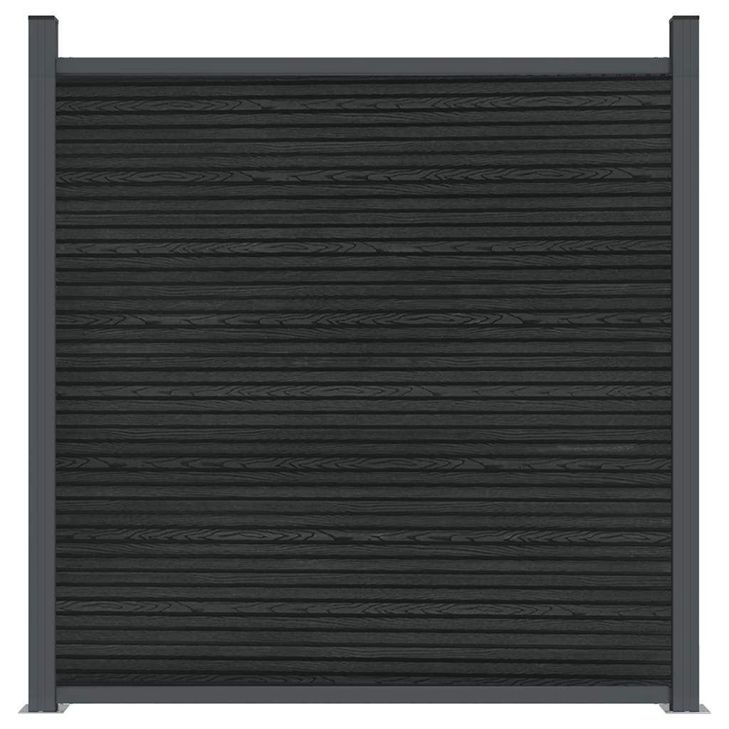 vidaXL Πάνελ Περίφραξης Γκρι 1737 x 186 εκ. από WPC