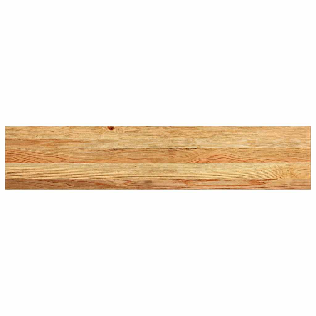 vidaXL Πατάκια Σκάλας 16 τεμ. Ανοιχτό Καφέ 120x30x2 cm Ξύλο Δρυός