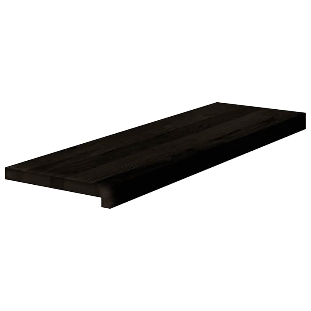 vidaXL Πέλματα Σκάλας 12 τεμάχια Σκούρο καφέ 80x25x2cm Ξύλο μασίφ δρυς