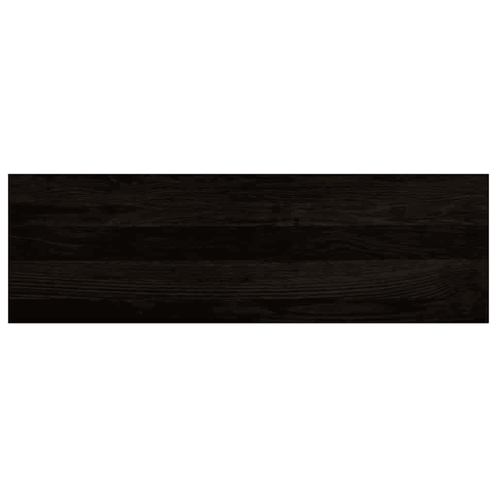 vidaXL Πέλματα Σκάλας 12 τεμάχια Σκούρο καφέ 80x25x2cm Ξύλο μασίφ δρυς