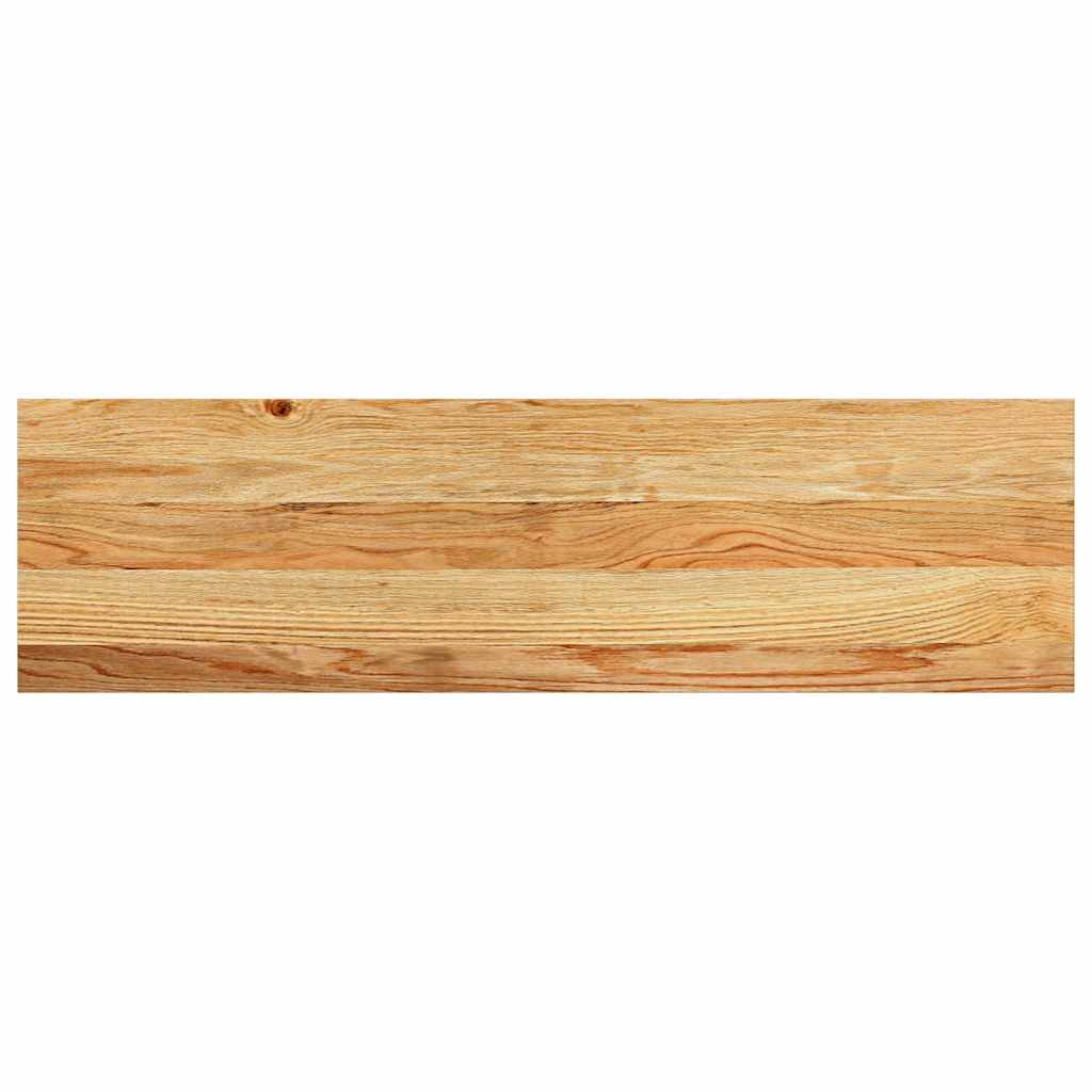 vidaXL Πατάκια Σκάλας 2 τεμ. Ανοιχτό Καφέ 90x30x2 cm Ξύλο Δρυός