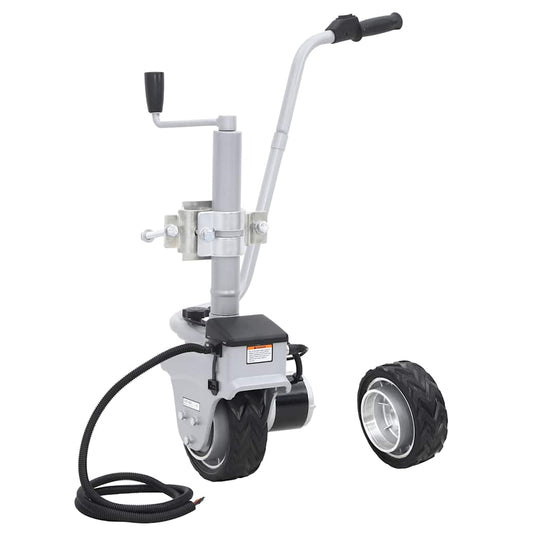 vidaXL Ποδαράκι Τρέιλερ Μηχανοκίνητο 12 V 350 W Αλουμινίου